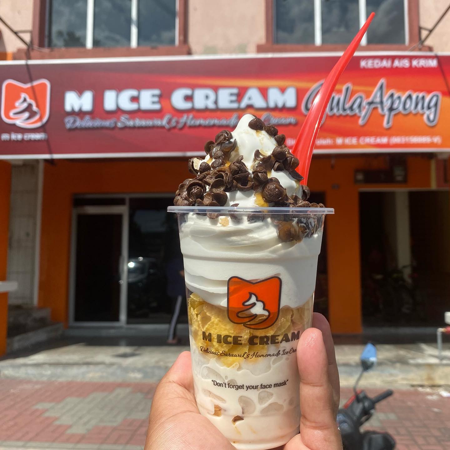 Food Review Delicious Gula Apong Ice Cream By M Ice Cream 1765