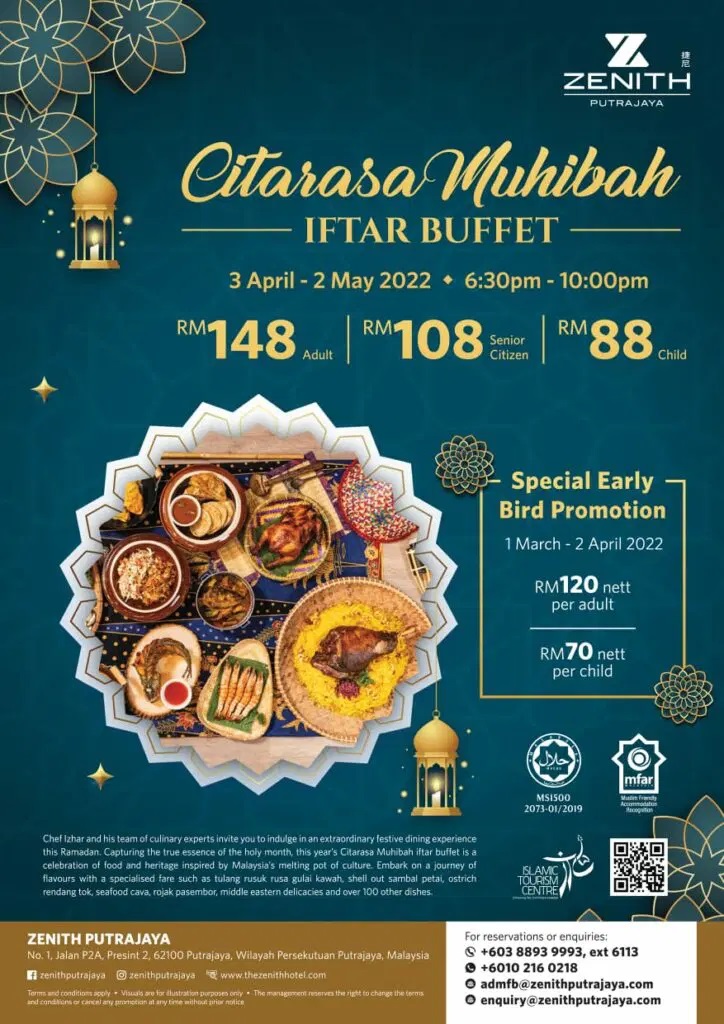 Ramadan buffet in Putrajaya