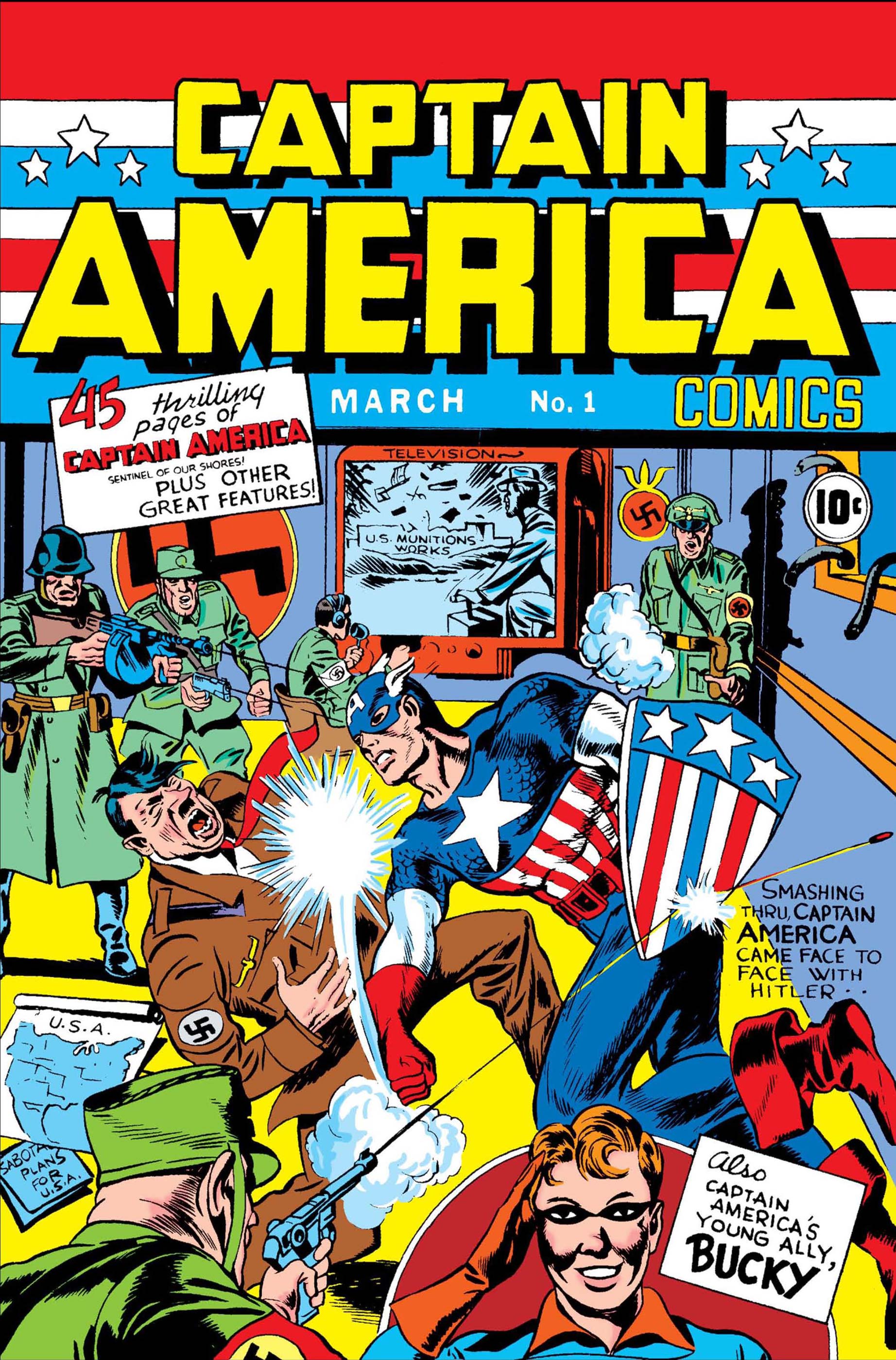 first Captain America comic