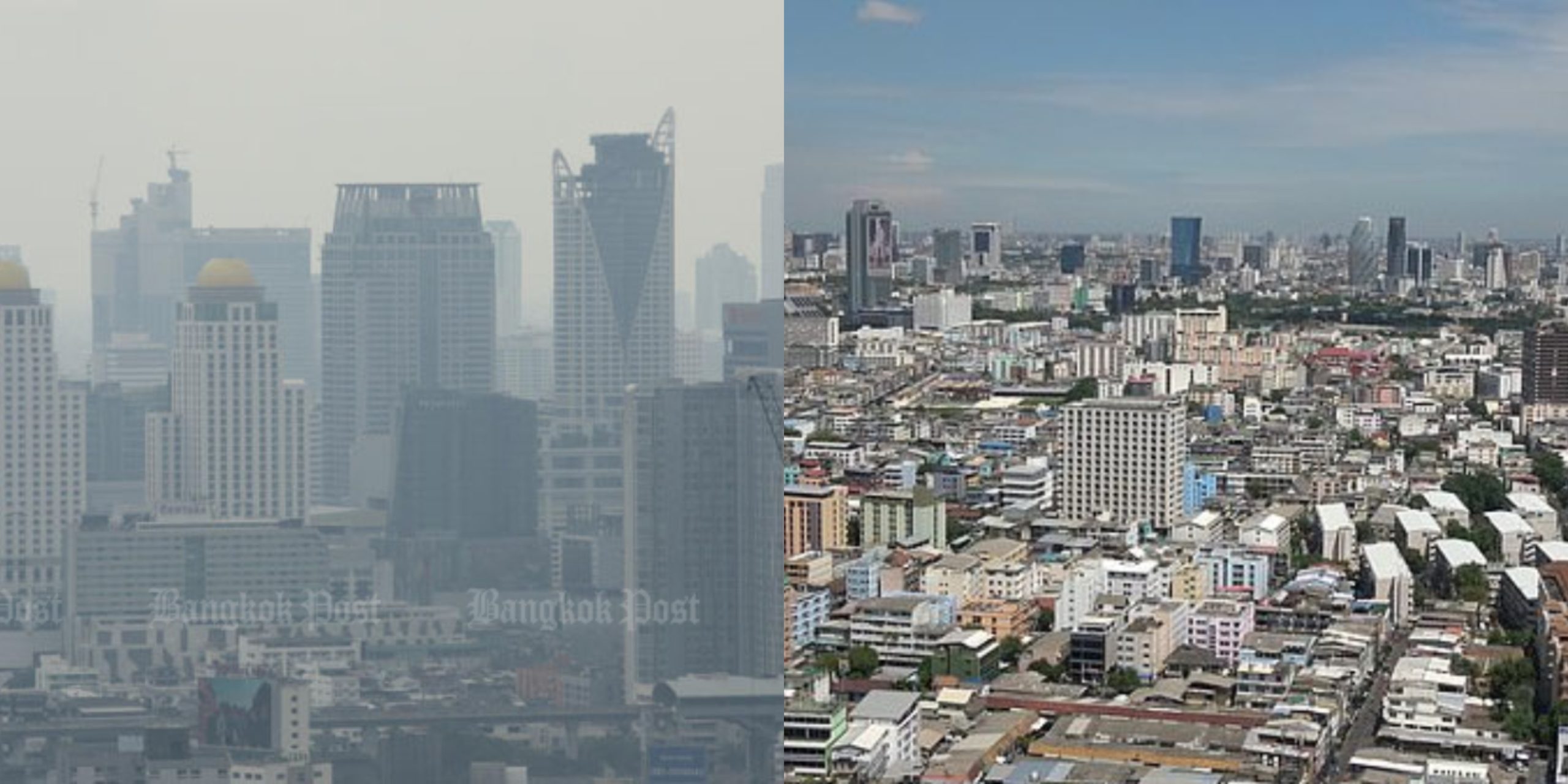 Amazing Photo Shows How Three Months of Quarantine Have 'Cleaned' Bangkok