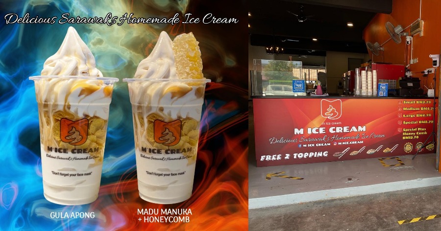 Food Review Delicious Gula Apong Ice Cream By M Ice Cream