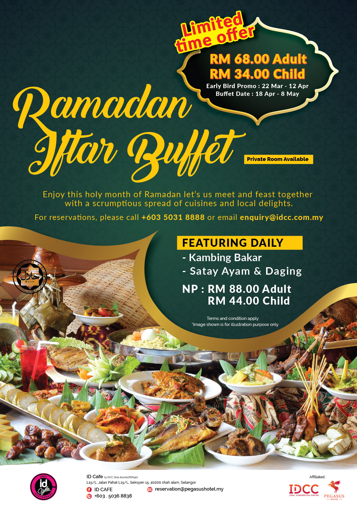 De palma hotel buffet ramadhan