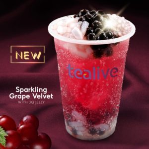 Tealive new menu grape