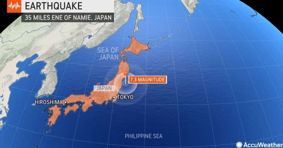 earthquake in Japan